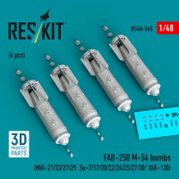FAB-250 ?-54 bombs (4 pcs) (MiG-21/23/27/29,...