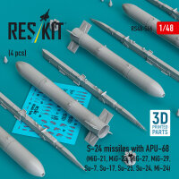 S-24 missiles with APU-68 (4 pcs) (MiG-21, MiG-23,...