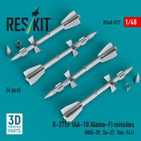 R-27EP (AA-10 Alamo-F) missiles (4 pcs) (MiG-29, Su-27,...