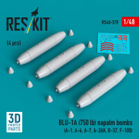 BLU-1A (750 lb) napalm bombs (4 pcs) (A-1, A-4, A-7,...