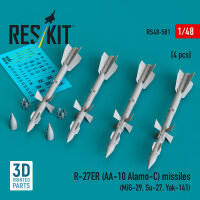 R-27ER (AA-10 Alamo-C) missiles (4 pcs) (MiG-29, Su-27,...