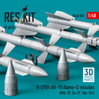 R-27ER (AA-10 Alamo-C) missiles (4 pcs) (MiG-29, Su-27,...