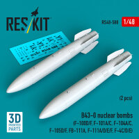 B43-0 nuclear bombs (2 pcs) (F-100D/F, F-101A/C,...