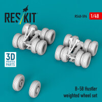 B-58 Hustler weighted wheel set (3D Printed)