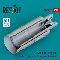 Saab 35 Draken exhaust nozzle for Hasegawa / Eduard kit...