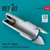 Saab 37 Viggen exhaust nozzle for Special Hobby kit (3D...