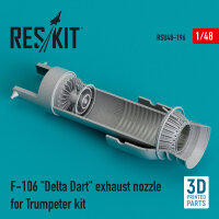 F-106 Delta Dart exhaust nozzle for Trumpeter kit (3D...
