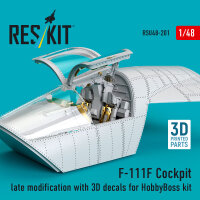 F-111F Cockpit late modification with 3D decals for...