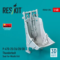 P-47D-25/26/28/30 Thunderbolt Seat for MiniArt kit (3D...
