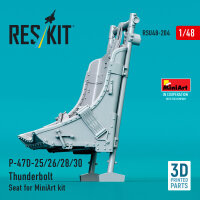 P-47D-25/26/28/30 Thunderbolt Seat for MiniArt kit (3D...