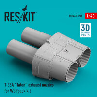 T-38A Talon exhaust nozzles for Wolfpack kit (3D Printed)