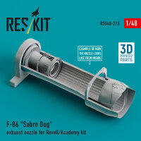 F-86 Sabre Dog exhaust nozzle for Revell/Academy kit (3D...