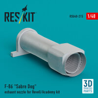 F-86 Sabre Dog exhaust nozzle for Revell/Academy kit (3D...