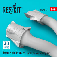 Rafale air intakes for Revell/Academy kit (3D Printed)