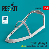 F-35B Lightning II closed canopy frame (3D Printed) for...