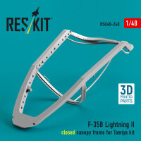 F-35B Lightning II closed canopy frame (3D Printed) for Tamiya
