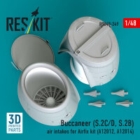 Buccaneer (S.2C/D, S.2B) air intakes for Airfix kit...