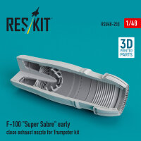 F-100 Super Sabre early close exhaust nozzle for...