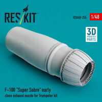 F-100 Super Sabre early close exhaust nozzle for...