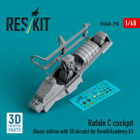 Rafale C cockpit (Basic edition with 3D decals) for...