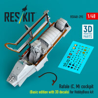 Rafale (C, M) cockpit (Basic edition with 3D decals) for...
