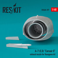 A-7 (E,D) Corsair II exhaust nozzle for Hasegawa kit