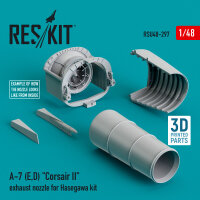 A-7 (E,D) Corsair II exhaust nozzle for Hasegawa kit