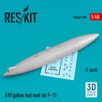 610 gallon fuel tank for F-15 (1 pcs) (3D Printed)
