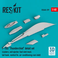 F-105 Thunderchief detail set (coolers, exit ejector,...
