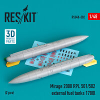 Mirage 2000 RPL 501/502 external fuel tanks 1700lt (2...