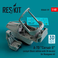 A-7D Corsair II cockpit (Basic edition with 3D decals)...