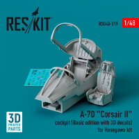 A-7D Corsair II cockpit (Basic edition with 3D decals)...