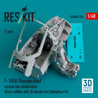 F-105D Thunderchief cockpit late modification (Basic...