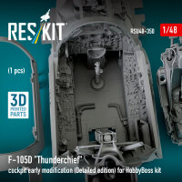F-105D Thunderchief cockpit early modification (Detailed edition) for HobbyBoss kit (3D Printed)