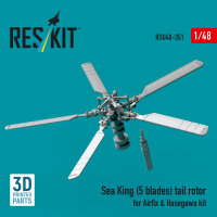 Sea King (5 blades) tail rotor for Airfix & Hasegawa...