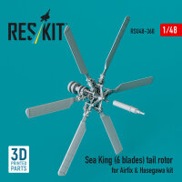 Sea King (6 blades) tail rotor for Airfix & Hasegawa...