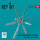Sea King (6 blades) tail rotor for Airfix & Hasegawa kit (3D printed)