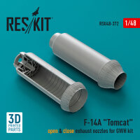 F-14A Tomcat open & close exhaust nozzles for GWH kit...