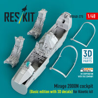 Mirage 2000N cockpit (Basic edition with 3D decals) for...