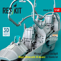 Mirage 2000D cockpit (Basic edition with 3D decals) for...