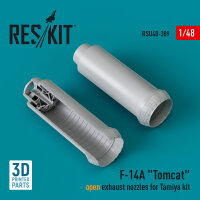 F-14A Tomcat open exhaust nozzles for Tamiya kit (3D...