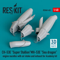 CH-53E Super Stallion, MH-53E Sea dragon engine nacelles...