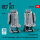 Pilot seats for CH-53E Super Stallion & MH-53E Sea Dragon for Academy kit (2 pcs) (3D printed)