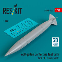 600 gallon centerline fuel tank for A-10 Thunderbolt II...
