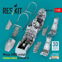 Mirage 2000B cockpit (Detailed edition) for Kinetic kit...