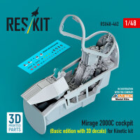 Mirage 2000C cockpit (Basic edition with 3D decals) for...