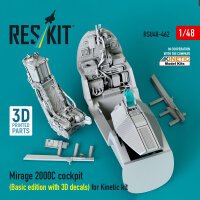 Mirage 2000C cockpit (Basic edition with 3D decals) for...