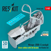 Mirage-2000-5 cockpit (Basic edition with 3D decals) for...