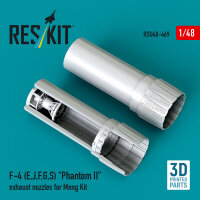 F-4 (E, J, F, G, S) Phantom II exhaust nozzles for Meng...