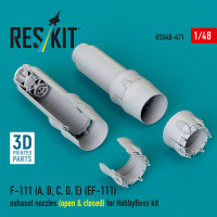 F-111 (A, B, C, D, E) (EF-111) exhaust nozzles (open...